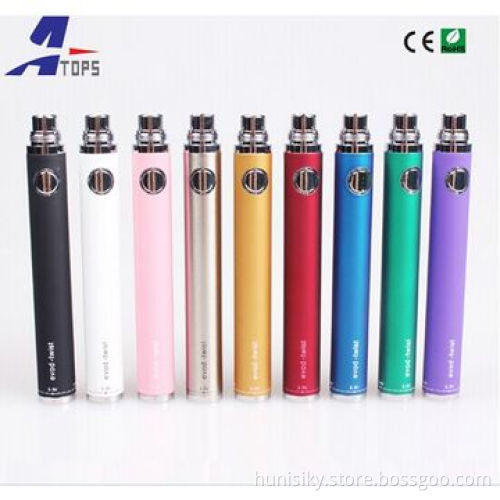 2014 top quailty Ecig battery with evod twisting battery